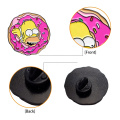 Carton de logo personnalisé Cute Pink Donuts Simpsons Metal Craft Abel Pin